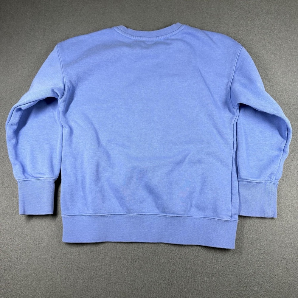 Nike Sweatshirt Kids Small Blue Crewneck Pullover Embroidered Logo DD7473-450 - Picture 12 of 12